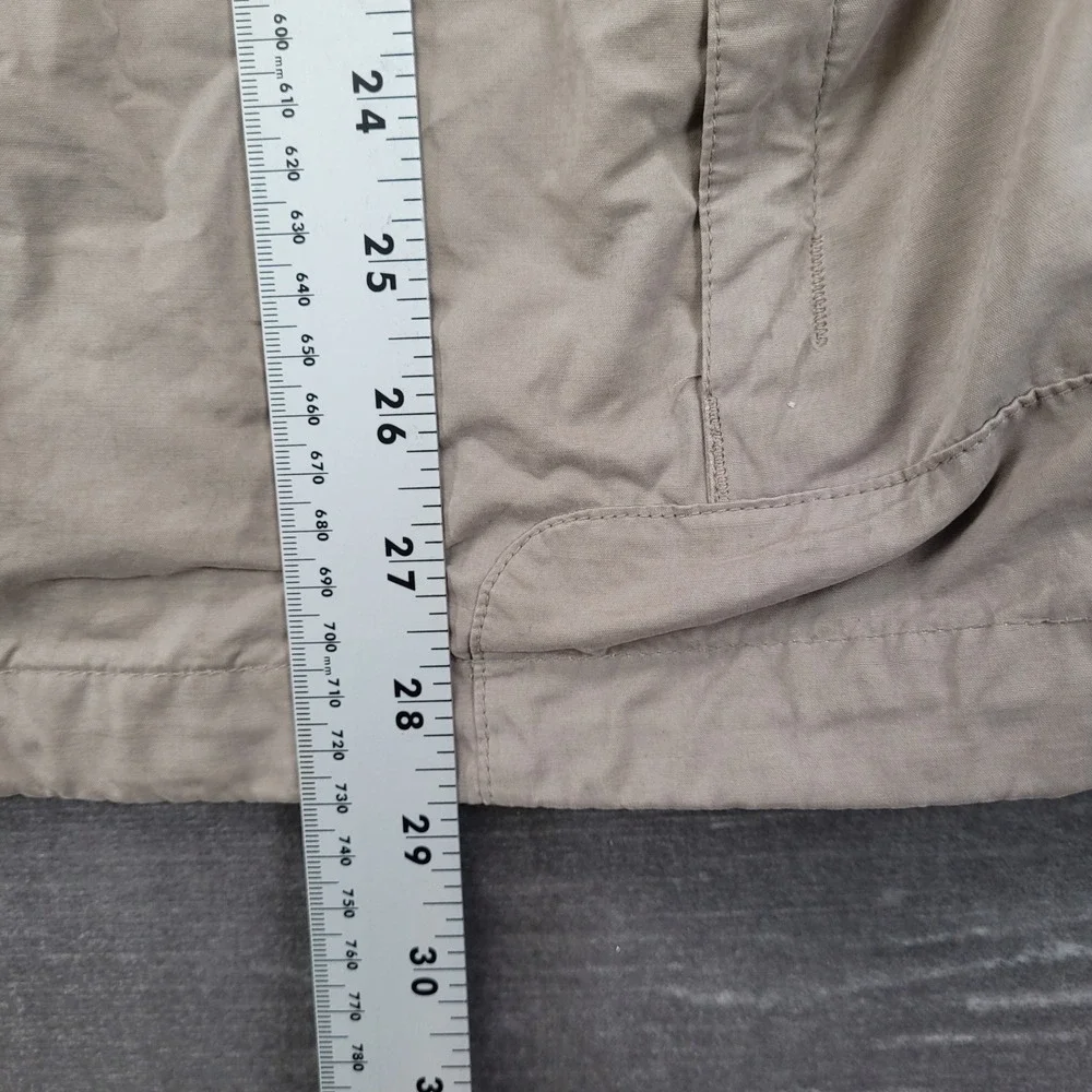Columbia Full Zip Jacket Mens Large Tan Chore Barn Lightweight Windbreaker